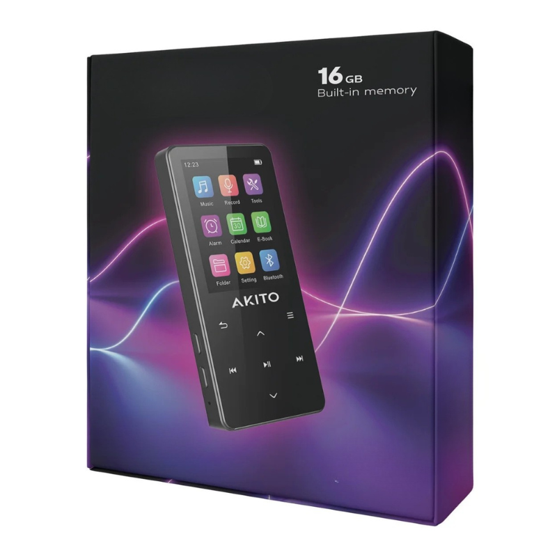 AKITO MP3 Player S12 BLACK
