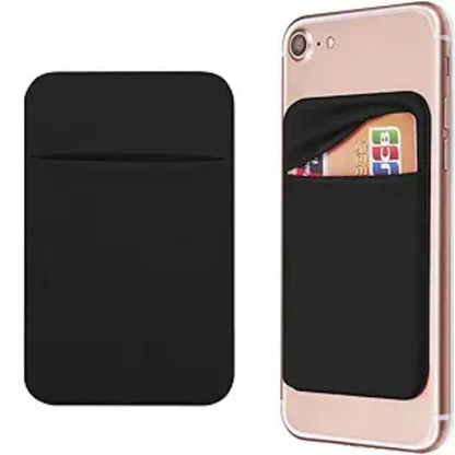 Stick on card holder