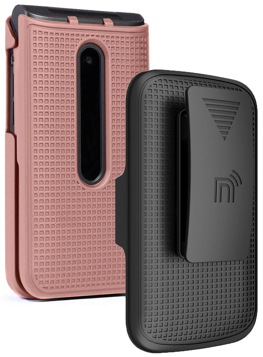 LG Tracfone phone case with belt clip